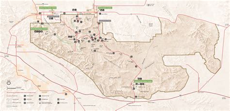 Joshua Tree National Park hiking map