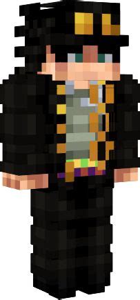 Unleash the Joestar Power with Jotaro Kujo Minecraft Skin