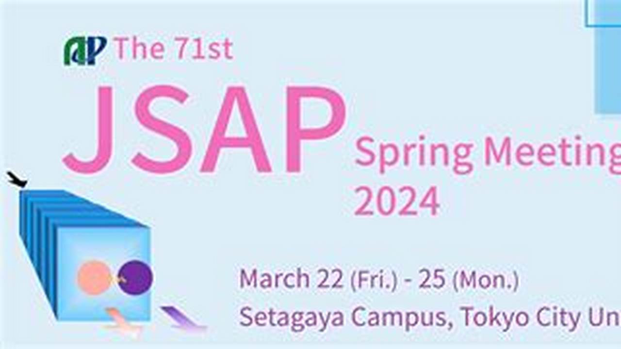 Jsap Spring Meeting 2024