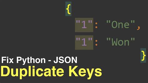 th?q=Json - Discover How Json.Loads Overwrites Dictionary Values with Duplicate Keys