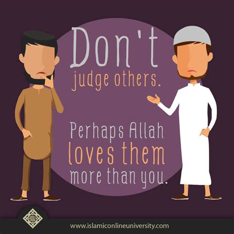 Judging Others In Islam