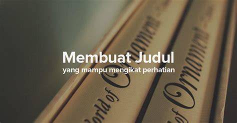 Judul Menarik