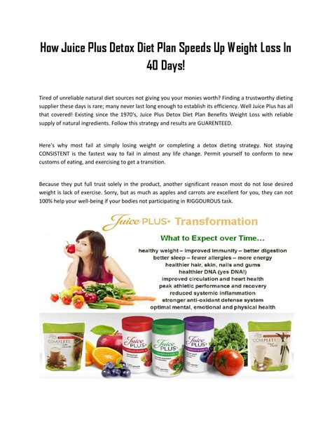Juice Plus Diet Meal Plan: Your Ultimate Guide
