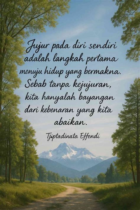 Jujur Pada Diri Sendiri