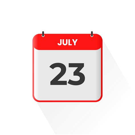 July 23rd Calendar