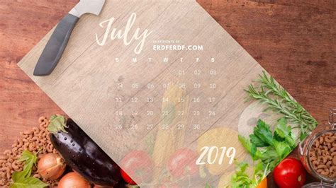 July 4 2019 Calendar