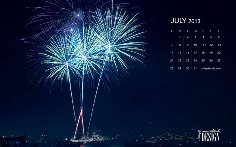 July Calendar Desktop
