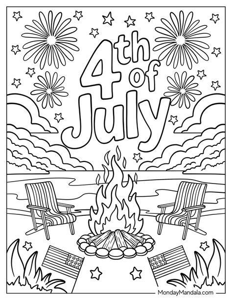 July Coloring Pages