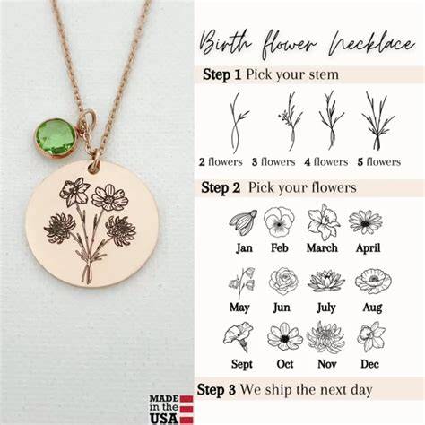 July Flower Necklace Variations