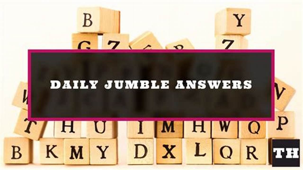 Jumble June 1 2024