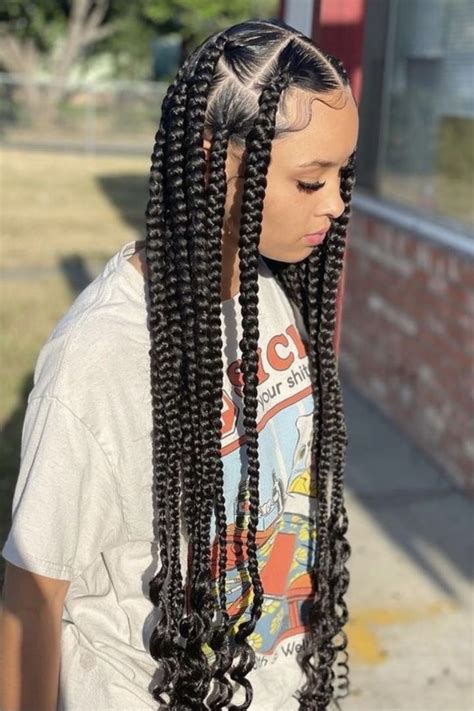 Braid Your Way to Empowerment with Our Vibrant Jumbo Box Braids with Decorative Beads!