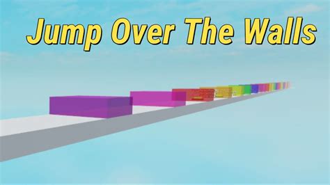 Jump Over The Walls - Roblox