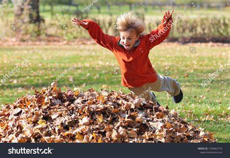 Jumping In Leaves