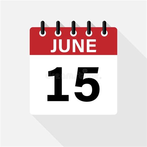 June 15th Calendar