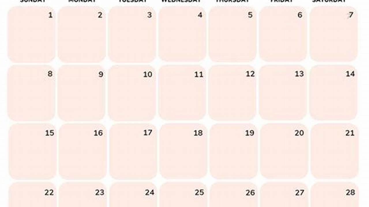 June 2025 Calendar Excel Template