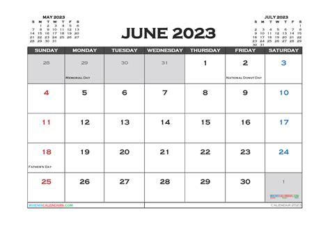 June 30 Calendar