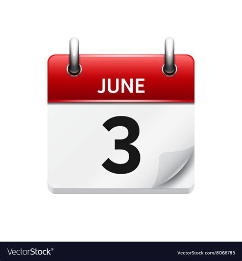 June 3rd Calendar