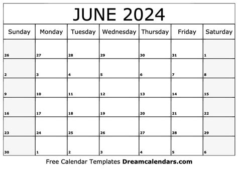 June 14 Calendar