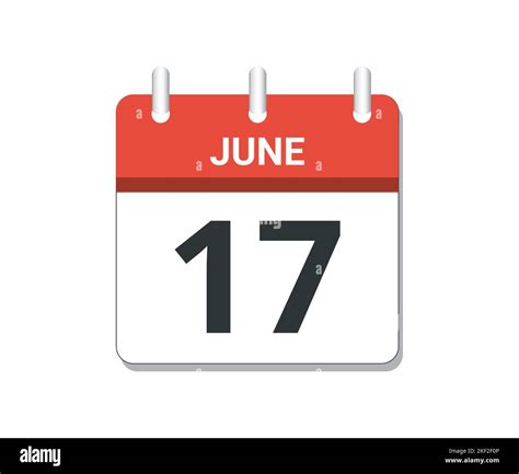 June 17th Calendar