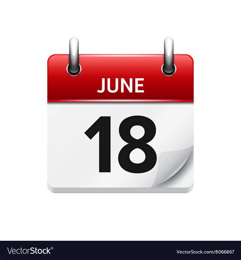 June 18 Calendar