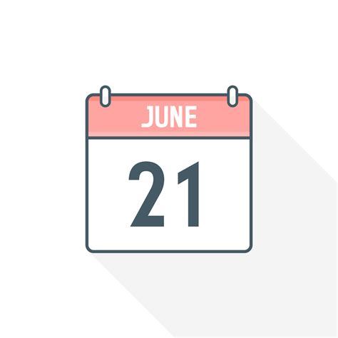 June 21st Calendar
