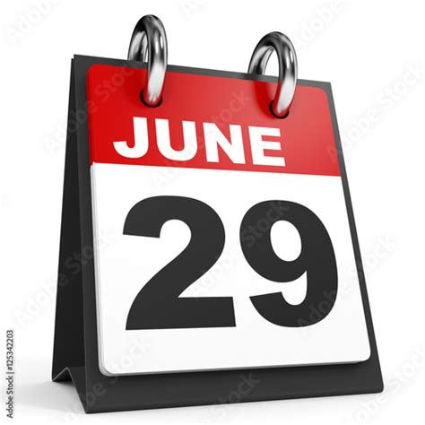 June 29 Calendar