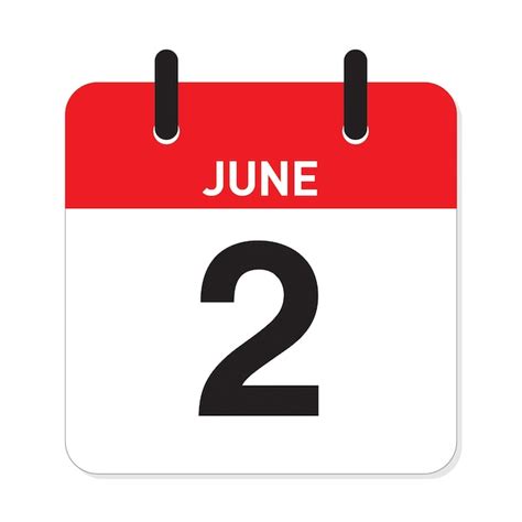 June 2nd Calendar