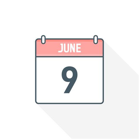 June 9th Calendar