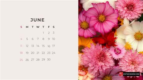 June Calendar Background