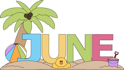 June Calendar Cartoon