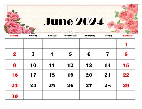 June Calendar Download