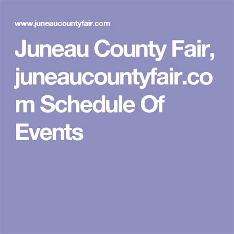 Juneau Community Calendar