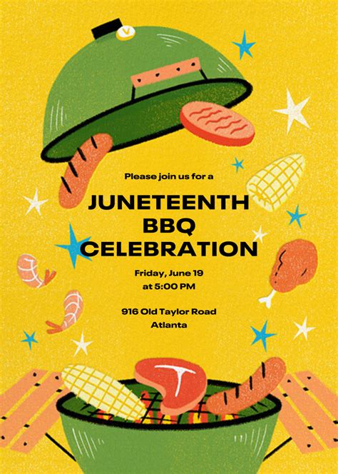 Juneteenth Invitation Template