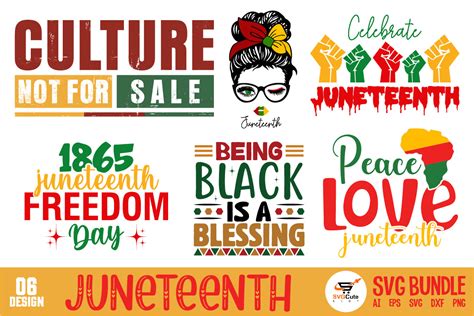 Liberty in Art: Celebrate Juneteenth with Stunning SVG Designs!