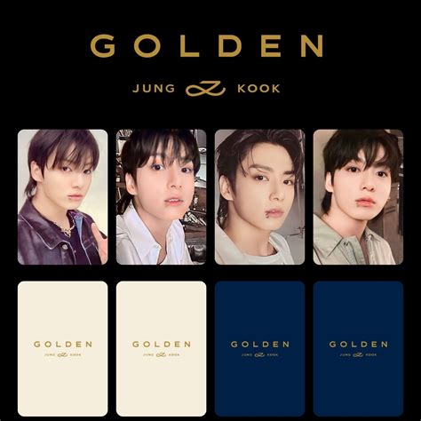 Jungkook Golden Photocard Template