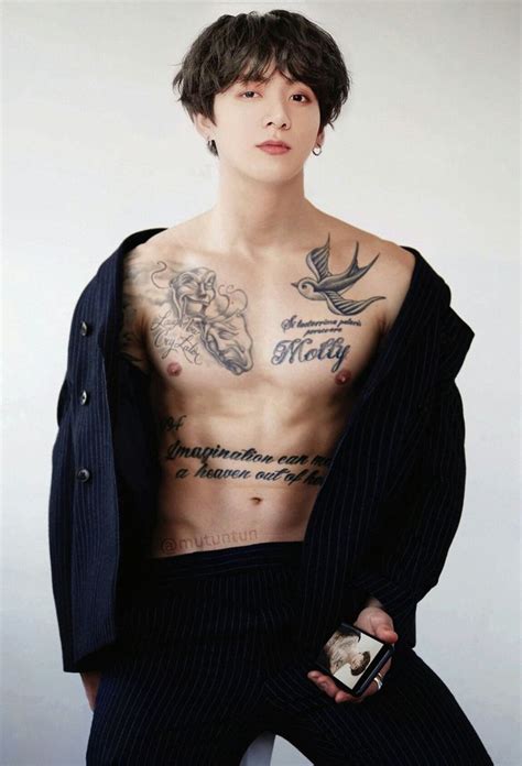 Jungkook Tattoo Abs