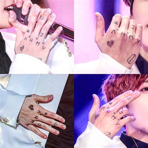 Jungkook Tattoo Hand Real