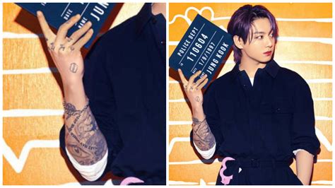 Jungkook Tattoo Number