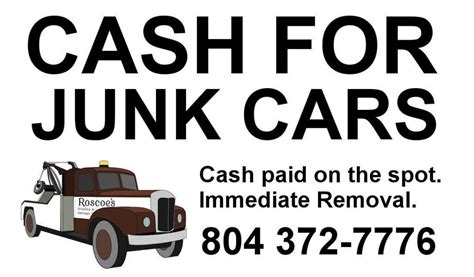 Junk Cars For Cash Richmond Va