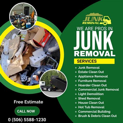 Junk Removal Flyer Template