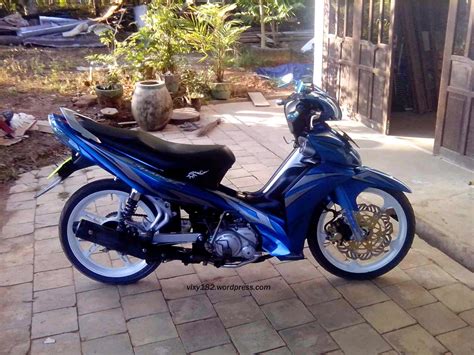 Jupiter Z Biru Putih Modifikasi