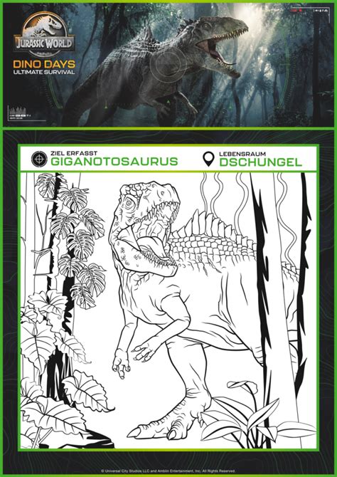 Jurassic World Ausmalbilder