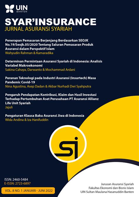 Jurnal Asuransi Syariah Di Indonesia
