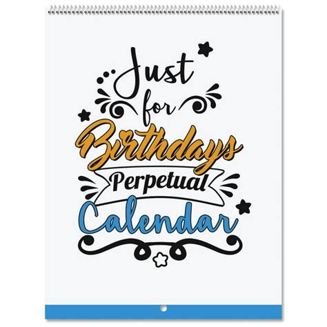 Just For Birthdays Perpetual Calendar