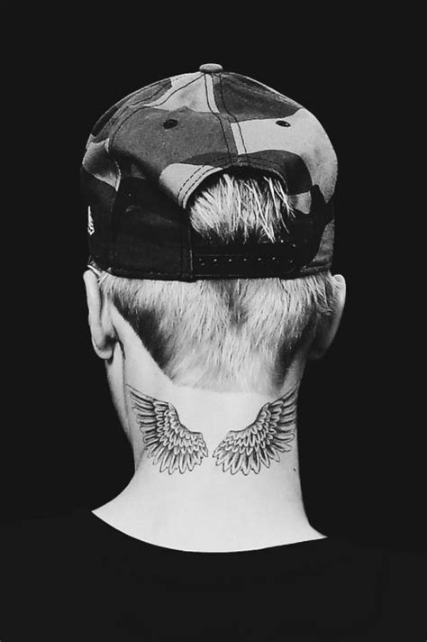 justinbiebernecktattoo Justin bieber tattoos, Justin