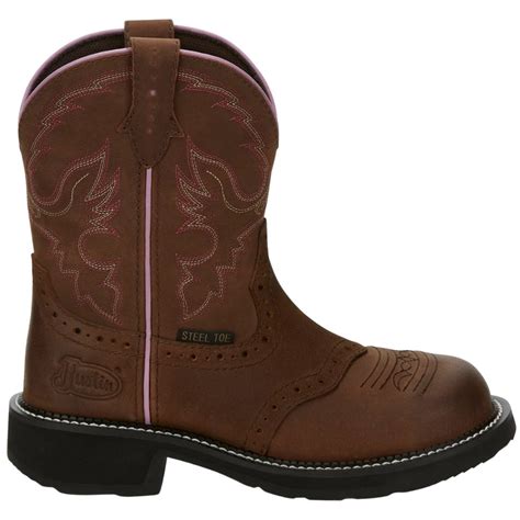 Justin Gypsy Women's 11" Brown EH Work Boots