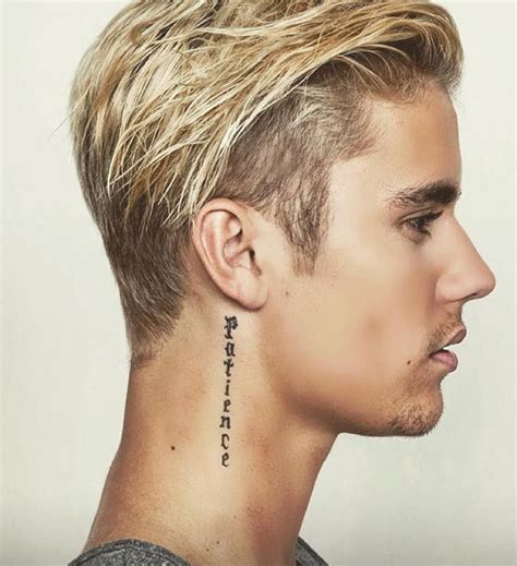 Justin Bieber vs. Ariana Grande Whose Neck Tattoo Do You