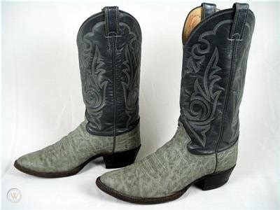 Step Up Your Style Game with Justin Elephant Skin Boots - Unleash Rugged Elegance!