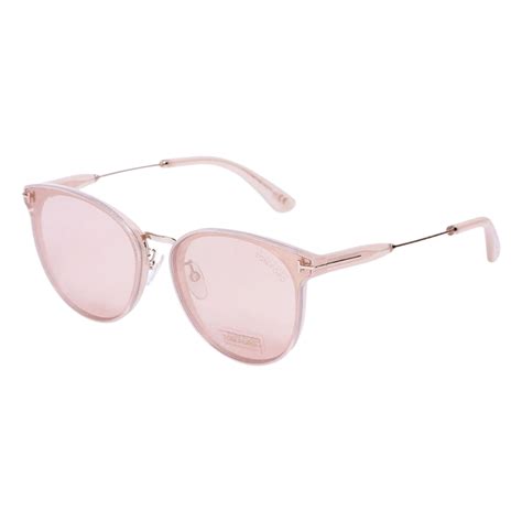 Tom Ford Pink Round Sunglasses FT0642K 74G 57 FT0642K 74G 57
