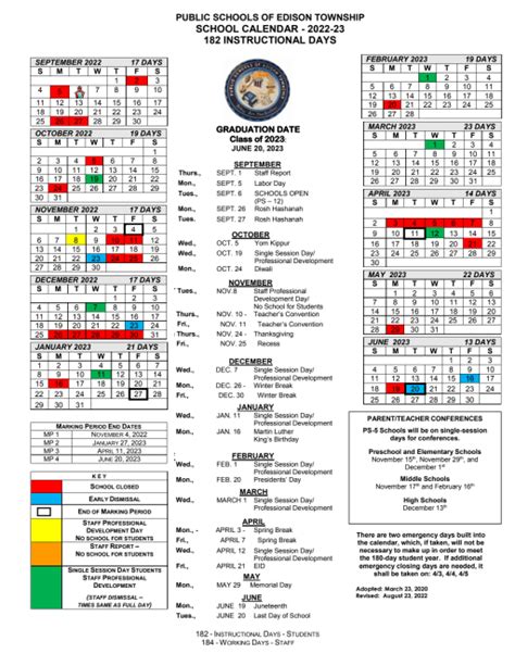 K12 School Calendar 2024 24